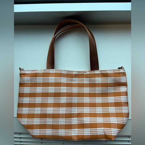 Brown palaka/plaid Women's tote - Picture 2 of 4